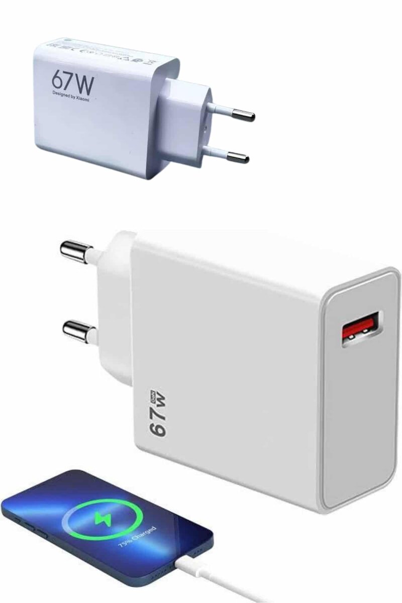 67W Hızlı Şarj Yüksek Voltaj Korumalı Type C Şarj Adaptörü 2 67W Hızlı Şarj Yüksek Voltaj Korumalı Type C Şarj Adaptörü - Görsel 2