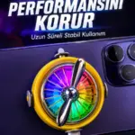 Telefon İçin RGB LED Manyetik Soğutma Fanı