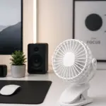 360 Derece Ayarlanabilir Sessiz Çalışan Mandallı Fan