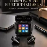 AI Destekli Dokunmatik Ekranlı Kablosuz Bluetooth Kulaklık