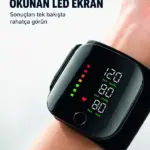 Taşınabilir Şarjlı Bilekten Tansiyon Ölçer Pratik Kullanım