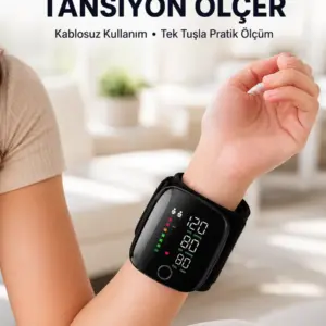 Otomatik Bilekten Tansiyon Ölçer Şarjlı Dijital Ölçüm Cihazı