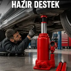 2 Ton Hidrolik Kaldırma Gücü ile Güvenli Araç Desteği