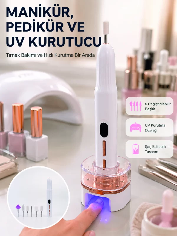 Jel Oje Kurutma ve Tırnak Bakımı Cihazı 1 Jel Oje Kurutma ve Tırnak Bakımı Cihazı