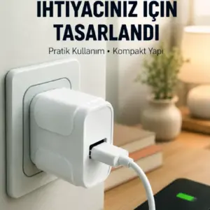 Akıllı Güvenlik Korumalı USB Şarj Başlığı 12W Güç Çıkışı