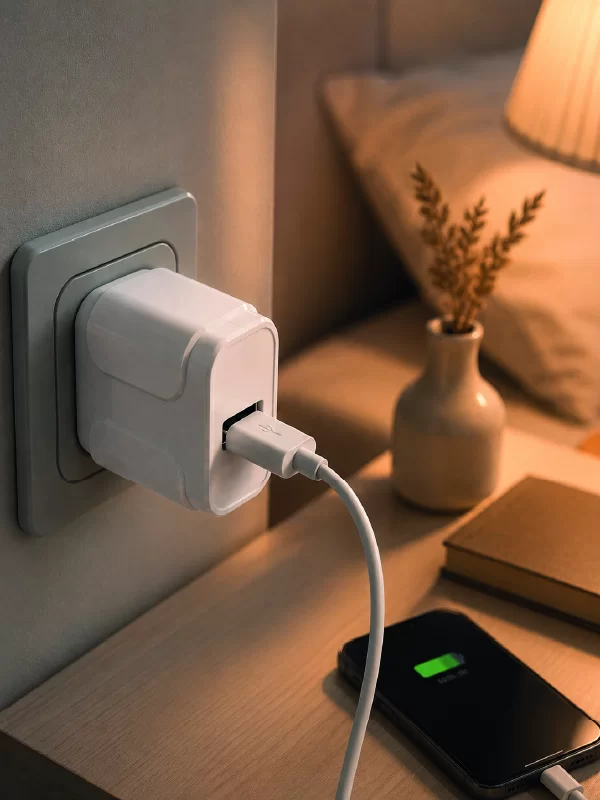 Pratik ve Kompakt Tasarımlı 12W USB Telefon Şarj Adaptörü 2 Pratik ve Kompakt Tasarımlı 12W USB Telefon Şarj Adaptörü - Görsel 2