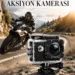 Profesyonel 4K Aksiyon Kamerası Geniş Açılı WiFi Destekli
