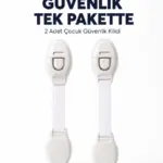 2 Adet Güçlü Yapışkanlı Çocuk Güvenlik Kilidi