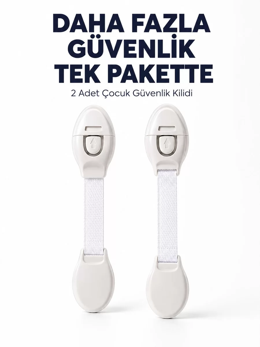 2 Adet Güçlü Yapışkanlı Çocuk Güvenlik Kilidi 1 2 Adet Güçlü Yapışkanlı Çocuk Güvenlik Kilidi