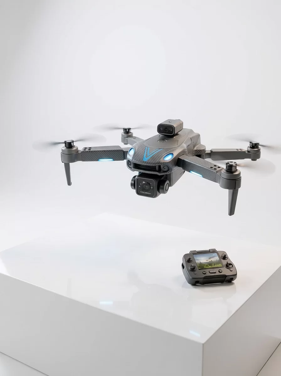 Katlanabilir Çift Kameralı Drone Uzaktan Kumandalı Hava Aracı 2 Katlanabilir Çift Kameralı Drone Uzaktan Kumandalı Hava Aracı - Görsel 2