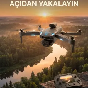 Haydiburaya 41 Ekranlı Kumandalı Çift Kameralı Drone ile Havadan Çekim