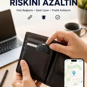 Akıllı Konum Bulucu AirTag Apple ve Android Uyumlu Takip Cihazı
