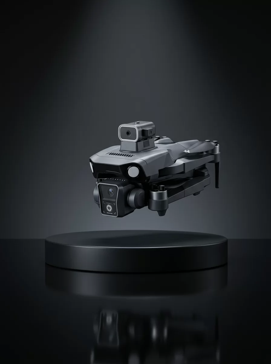 GPS Konumlandırmalı Çift Kameralı Drone Canlı Görüntü Aktarımlı 3 GPS Konumlandırmalı Çift Kameralı Drone Canlı Görüntü Aktarımlı - Görsel 3