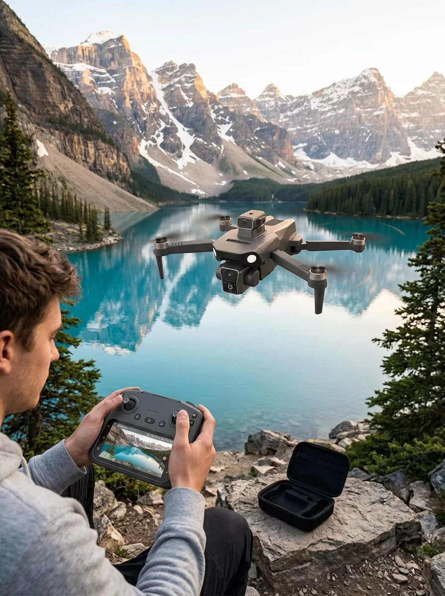 Çift Kameralı GPS Drone Geniş Açılı Havadan Görüntüleme Sistemi 4 Çift Kameralı GPS Drone Geniş Açılı Havadan Görüntüleme Sistemi - Görsel 4