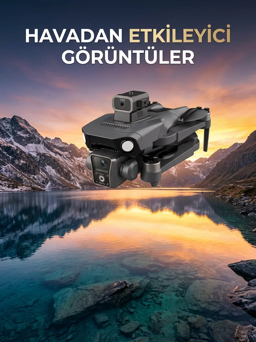 Çift Kameralı GPS Drone Geniş Açılı Havadan Görüntüleme Sistemi 1 Çift Kameralı GPS Drone Geniş Açılı Havadan Görüntüleme Sistemi