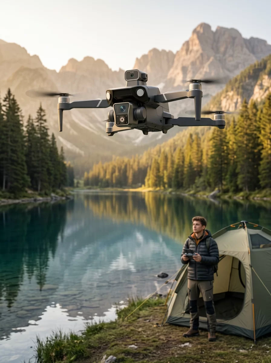 Çift Kameralı GPS Drone Geniş Açılı Havadan Görüntüleme Sistemi 2 Çift Kameralı GPS Drone Geniş Açılı Havadan Görüntüleme Sistemi - Görsel 2