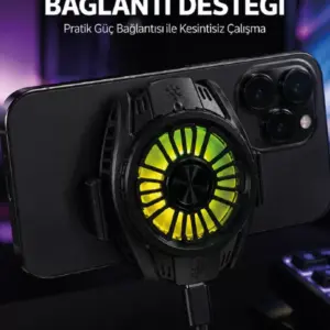 Haydiburaya 18 Manyetik Bağlantılı Çift Type-C Girişli Telefon Soğutucu