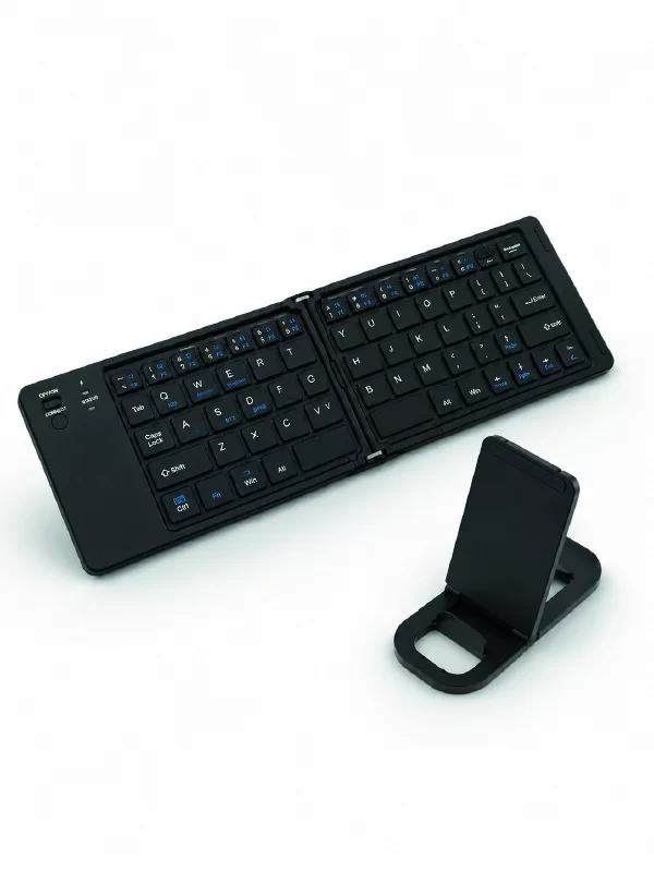 Katlanabilir Bluetooth Klavye 3 Cihaz Bağlantılı Kablosuz Taşınabilir Klavye 3 Katlanabilir Bluetooth Klavye 3 Cihaz Bağlantılı Kablosuz Taşınabilir Klavye - Görsel 3