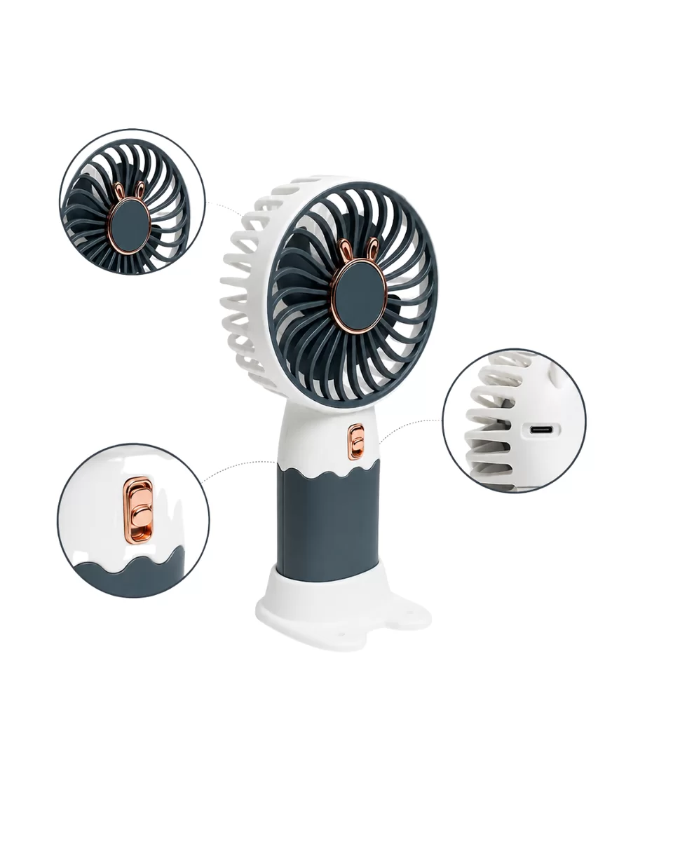 Sessiz Çalışan Güçlü Serinletici Mini Masa Fanı 3 Sessiz Çalışan Güçlü Serinletici Mini Masa Fanı - Görsel 3