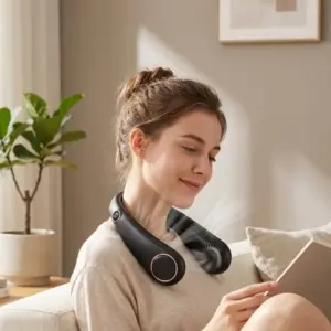 Gizli Turbo Tasarımlı Sessiz Çalışan Boyun Fanı
