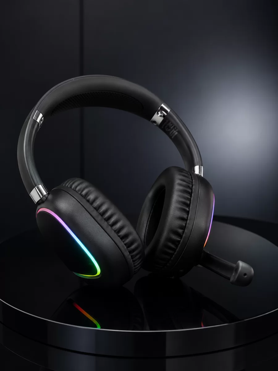 RGB Işıklı Bluetooth Mikrofonlu Kulaklık Uzun Süreli Kullanım Type-C Şarjlı 4 RGB Işıklı Bluetooth Mikrofonlu Kulaklık Uzun Süreli Kullanım Type-C Şarjlı - Görsel 4