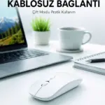 Bluetooth Kablosuz Wireless Mouse Şarjlı Sessiz Ergonomik 5000 DPI Fare