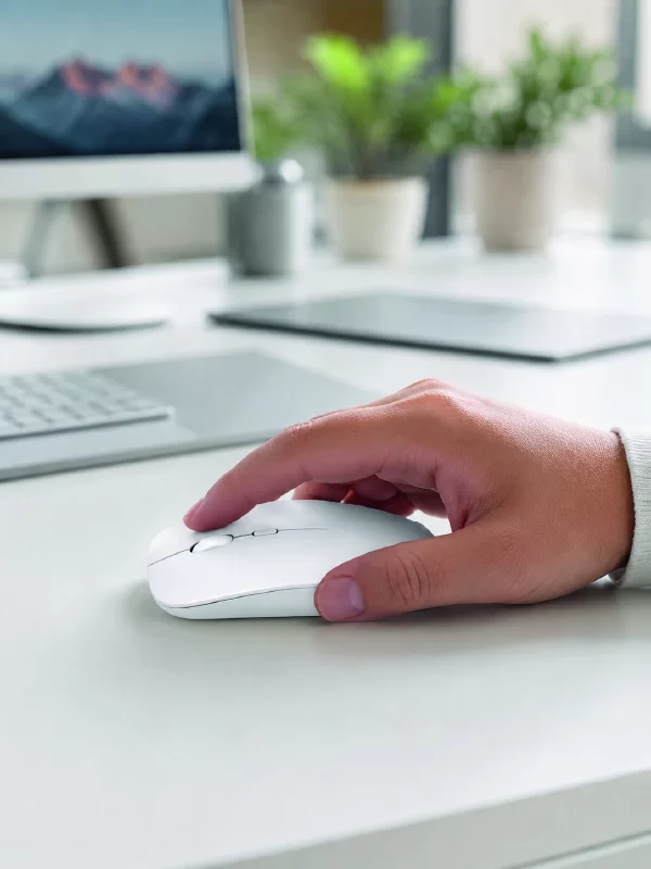 5000 DPI Bluetooth Kablosuz Mouse Hafif Ergonomik Sessiz Wireless Fare 2 5000 DPI Bluetooth Kablosuz Mouse Hafif Ergonomik Sessiz Wireless Fare - Görsel 2