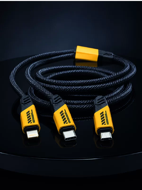 USB 3'ü 1 Arada Şarj Kablosu 240W PD Destekli Çoklu Şarj Kablosu 4 USB 3'ü 1 Arada Şarj Kablosu 240W PD Destekli Çoklu Şarj Kablosu - Görsel 4