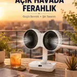 Çift Başlıklı Masa ve Duvara Monte Edilebilir Vantilatör