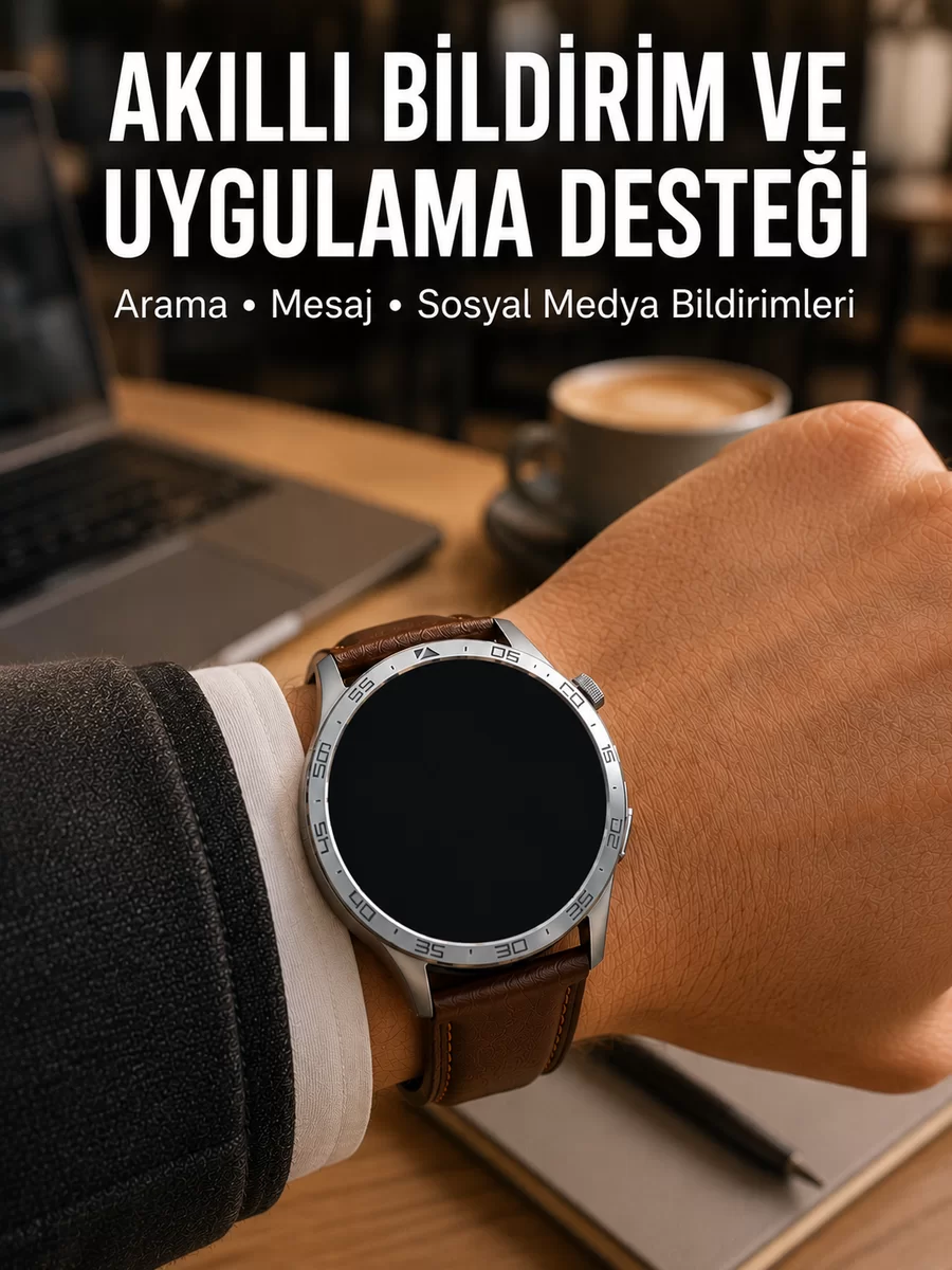 3 Kordonlu Bluetooth Görüşme Özellikli Akıllı Saat Seti 1 3 Kordonlu Bluetooth Görüşme Özellikli Akıllı Saat Seti