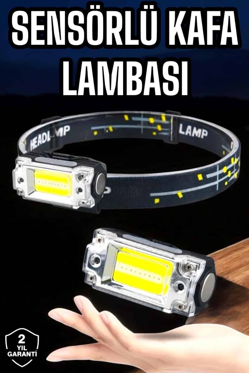 Kafa Lambası El Fenerli Kamp Lambası USB Şarjlı Esnek Lamba 1 Kafa Lambası El Fenerli Kamp Lambası USB Şarjlı Esnek Lamba