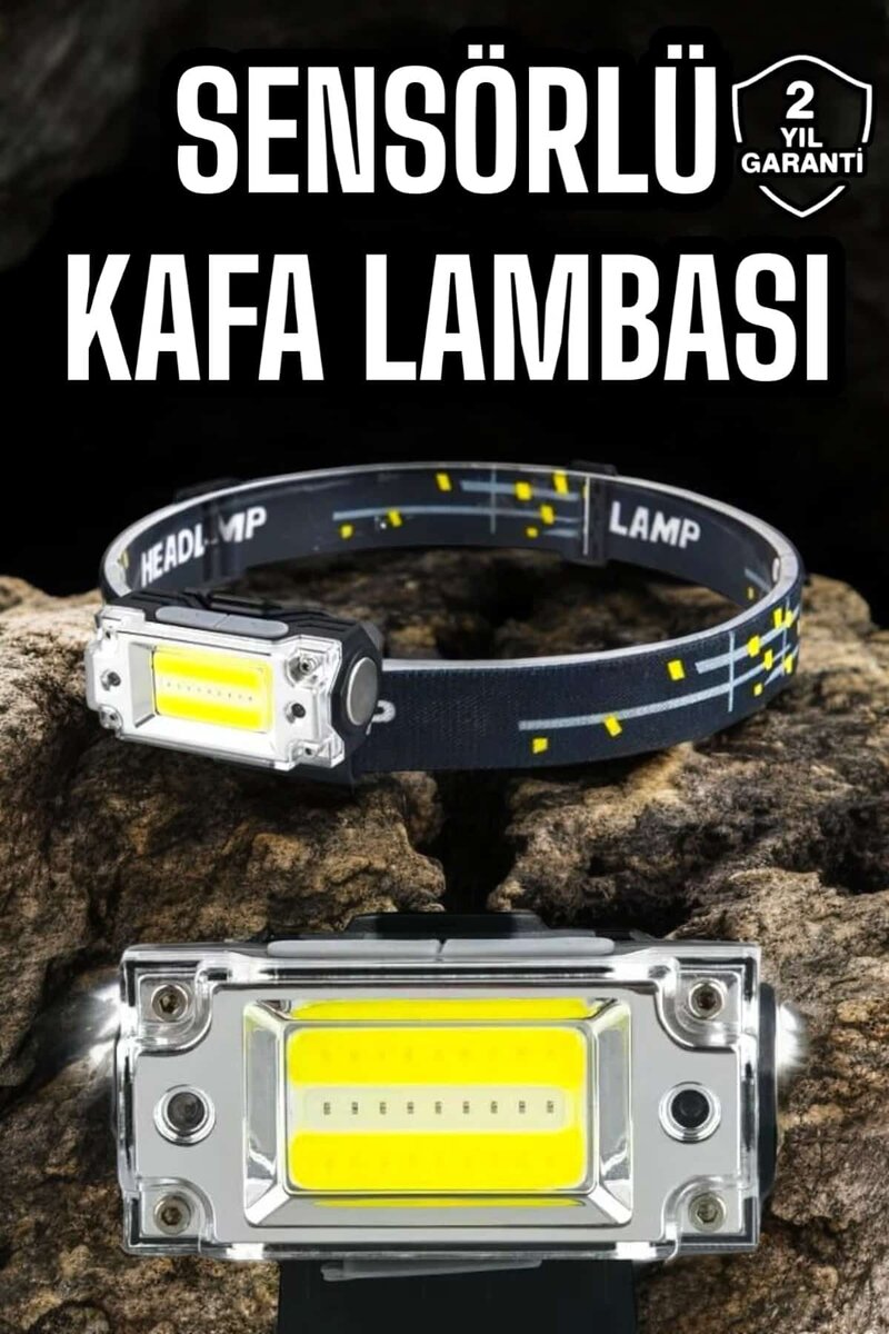 Kafa Lambası Led Fener Pratik Taşınabilir Ayarlanabilir USB Şarjlı 1 Kafa Lambası Led Fener Pratik Taşınabilir Ayarlanabilir USB Şarjlı