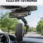 Araç Dikiz Aynası Telefon Tutucu Ayarlanabilir Katlanabilir Navigasyon Telefon Standı