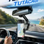 Araç Dikiz Aynası Telefon Tutucu Navigasyon Kullanımına Uygun Telefon Standı