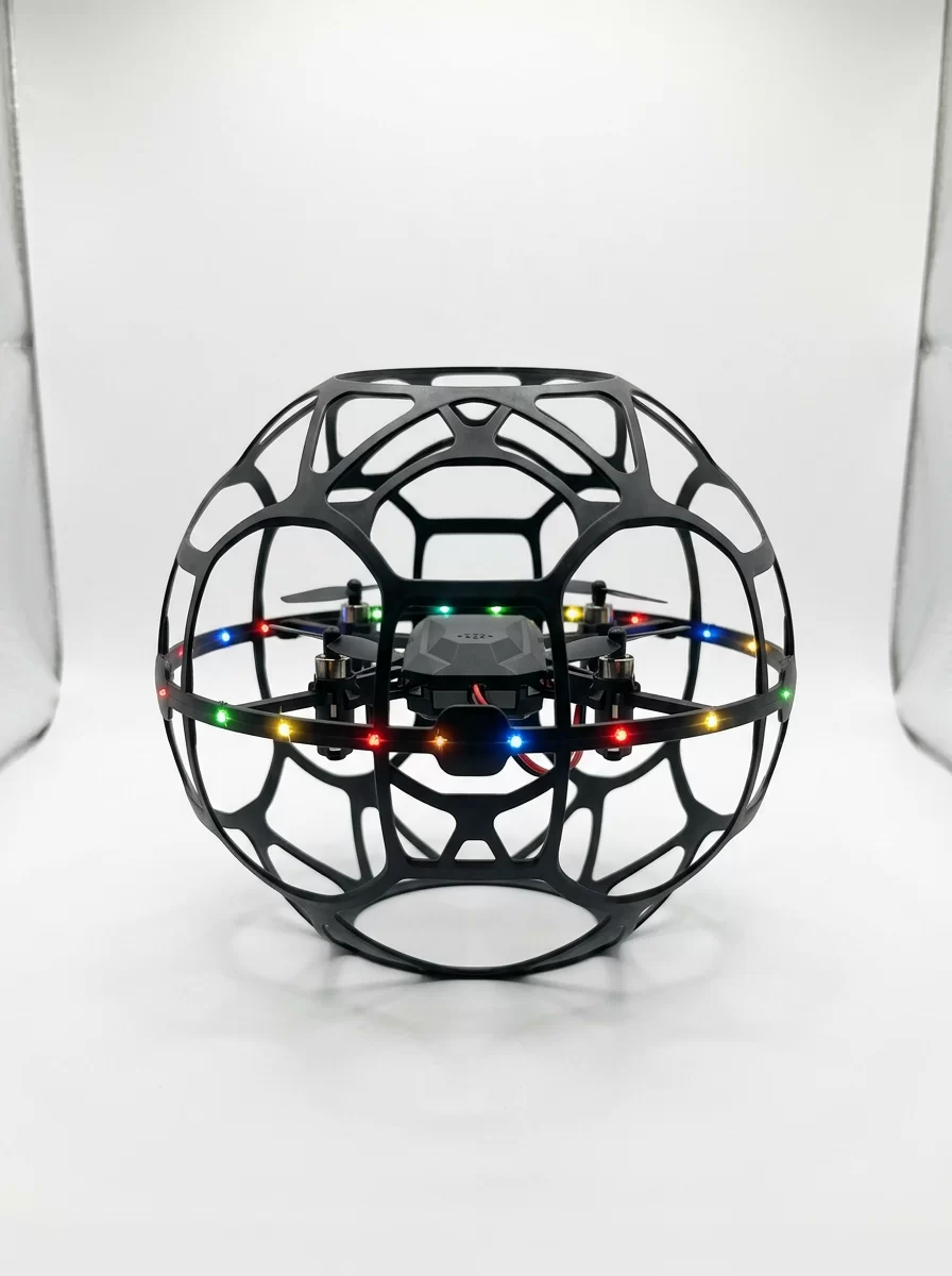 Şarjlı Futbol Topu Tasarımlı Mini Drone LED Aydınlatmalı Akıllı 4 Şarjlı Futbol Topu Tasarımlı Mini Drone LED Aydınlatmalı Akıllı - Görsel 4