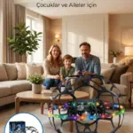 El Sensörlü Uçan Top Drone Çocuklar İçin LED Işıklı Eğlence Oyuncağı