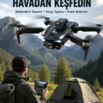 Canlı Görüntü Aktarımlı Çift Kameralı Uzaktan Kumandalı Drone