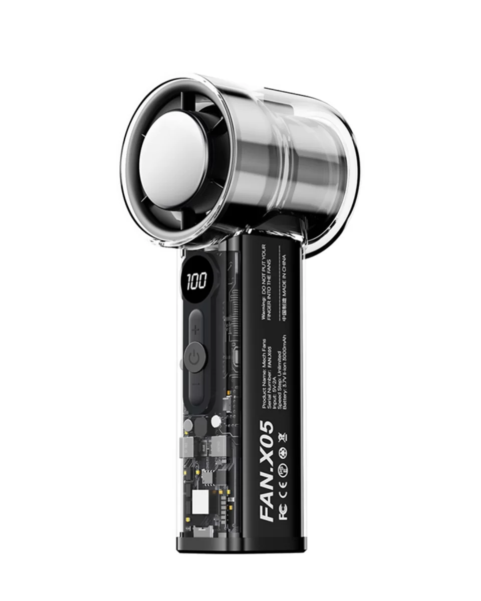 Ayarlanabilir Hız Kademeli Turbo Hava Üflemeli Mini Fan 3 Ayarlanabilir Hız Kademeli Turbo Hava Üflemeli Mini Fan - Görsel 3