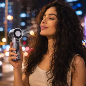 Güçlü Rüzgar Özellikli Dijital Göstergeli Mini Fan
