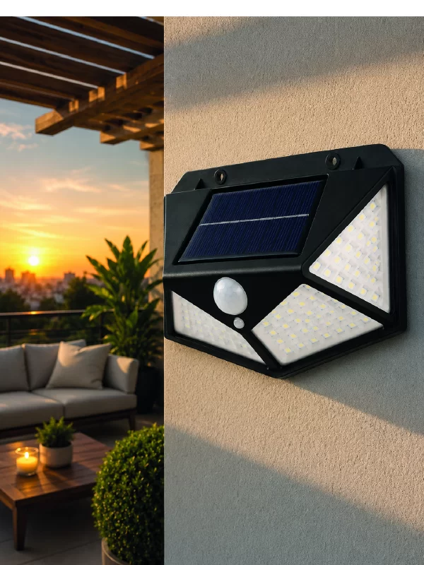 Solar LED Bahçe Aydınlatma Lambası 3 Işık Modlu Sensörlü Duvar Tipi Dış Mekan 4 Solar LED Bahçe Aydınlatma Lambası 3 Işık Modlu Sensörlü Duvar Tipi Dış Mekan - Görsel 4