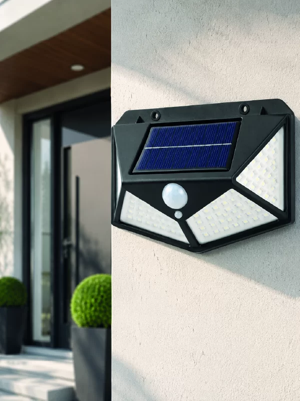 Bahçe Balkon Garaj ve Girişler İçin Güneş Enerjili Hareket Sensörlü LED Duvar Lambası 4 Bahçe Balkon Garaj ve Girişler İçin Güneş Enerjili Hareket Sensörlü LED Duvar Lambası - Görsel 4