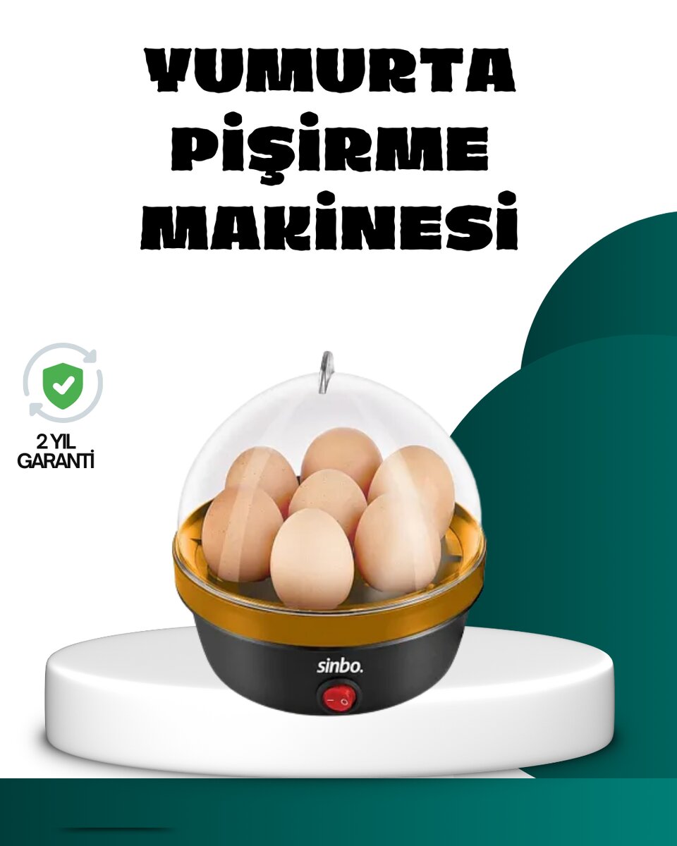 Elektrikli Yumurta Pişirme Makinesi 7 Yumurta Kapasiteli 1 Elektrikli Yumurta Pişirme Makinesi 7 Yumurta Kapasiteli