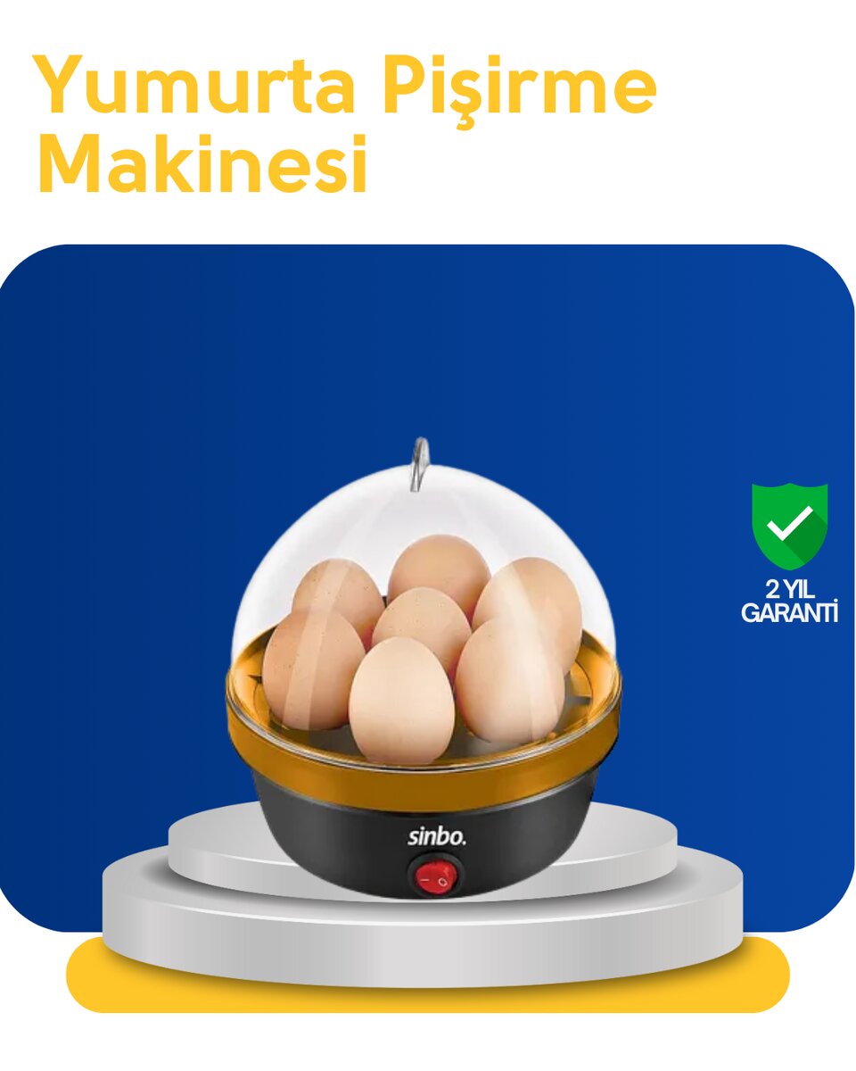 Otomatik Kapanma Özellikli Yumurta Pişirme Makinesi 7 Kapasiteli 1 Otomatik Kapanma Özellikli Yumurta Pişirme Makinesi 7 Kapasiteli