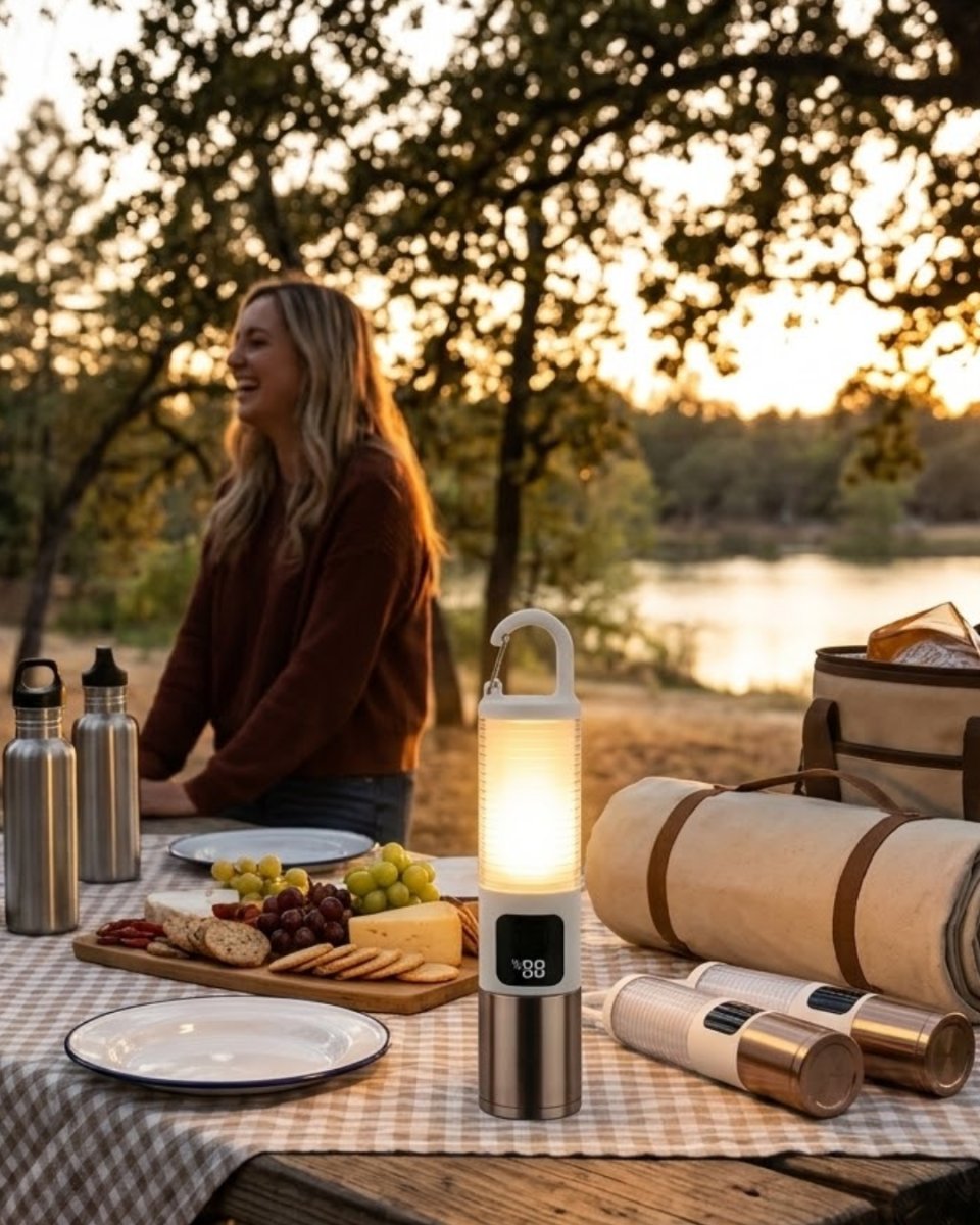 Outdoor Kamp Feneri USB Şarjlı Yüksek Parlaklık Güç Ekranlı LED Aydınlatma 1 Outdoor Kamp Feneri USB Şarjlı Yüksek Parlaklık Güç Ekranlı LED Aydınlatma