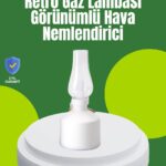 USB Şarjlı Retro Gaz Lambası Hava Nemlendirici Led Atmosfer Işıklı