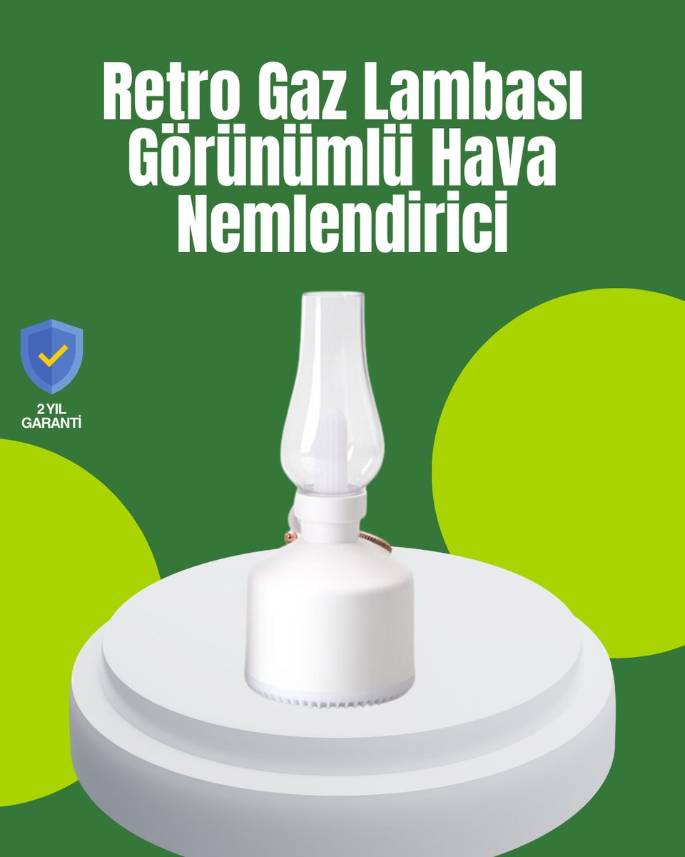 USB Şarjlı Retro Gaz Lambası Hava Nemlendirici Led Atmosfer Işıklı 1 USB Şarjlı Retro Gaz Lambası Hava Nemlendirici Led Atmosfer Işıklı