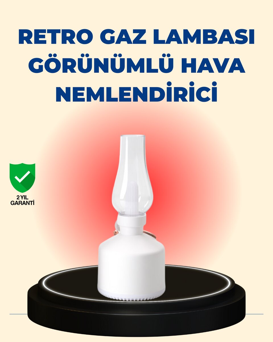 Kablosuz Retro Buhar Makinesi Gaz Lambası Tasarım Ledli Difüzör 1 Kablosuz Retro Buhar Makinesi Gaz Lambası Tasarım Ledli Difüzör