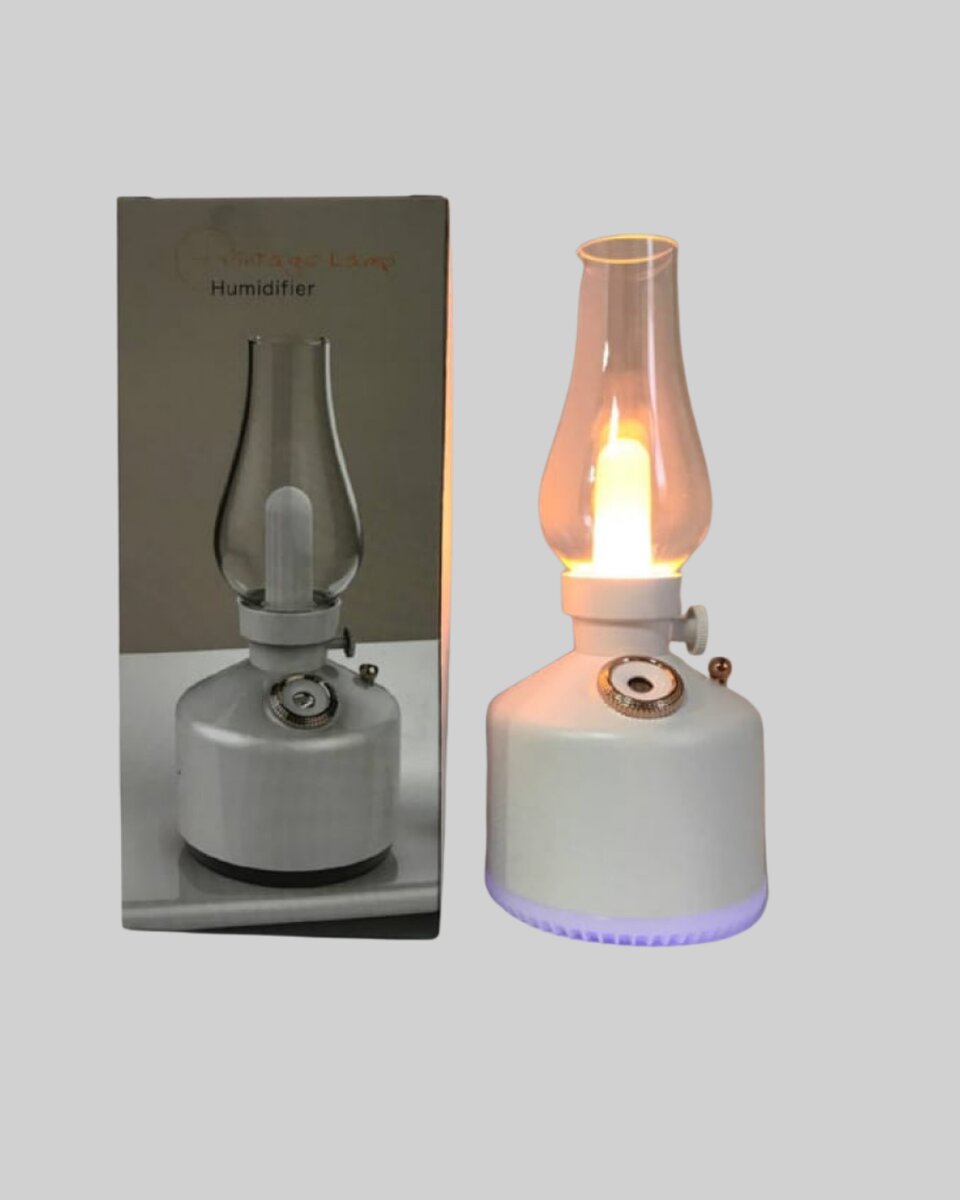 Retro Gaz Lambası Görünümlü Ledli Buhar Püskürtücü Aroma Difüzör 4 Retro Gaz Lambası Görünümlü Ledli Buhar Püskürtücü Aroma Difüzör - Görsel 4