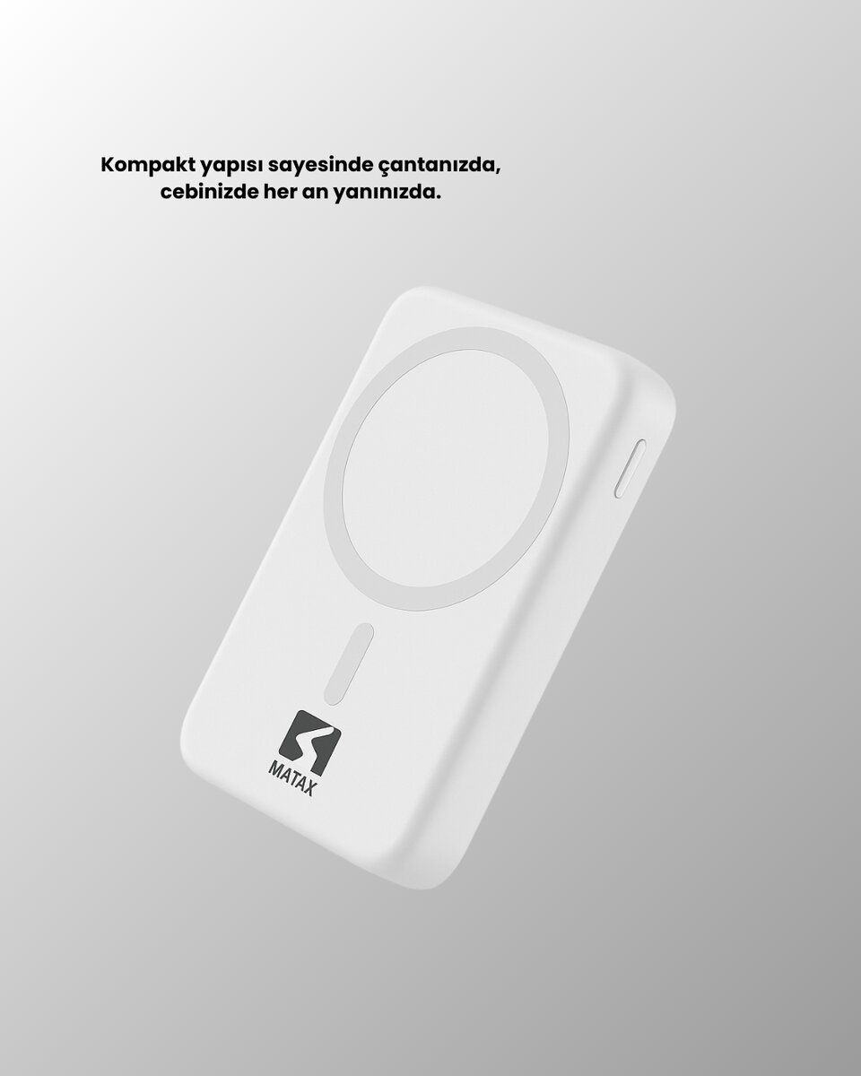 Ultra İnce Manyetik Powerbank – Hızlı Şarj, Güçlü Tutuş, 10000 mAh Kapasite 4 Ultra İnce Manyetik Powerbank – Hızlı Şarj, Güçlü Tutuş, 10000 mAh Kapasite - Görsel 4