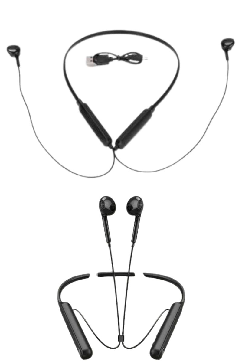 100 Saat Kablolu Boyun Askılı Dijital Göstergeli Bluetooth Kulaklığı 4 100 Saat Kablolu Boyun Askılı Dijital Göstergeli Bluetooth Kulaklığı - Görsel 4